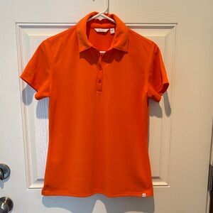 Lady Hagen Bright Orange Polo Shirt